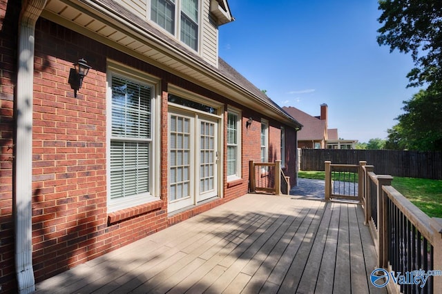 412 Clydebank Dr, Madison, AL 35758 - view of wooden terrace