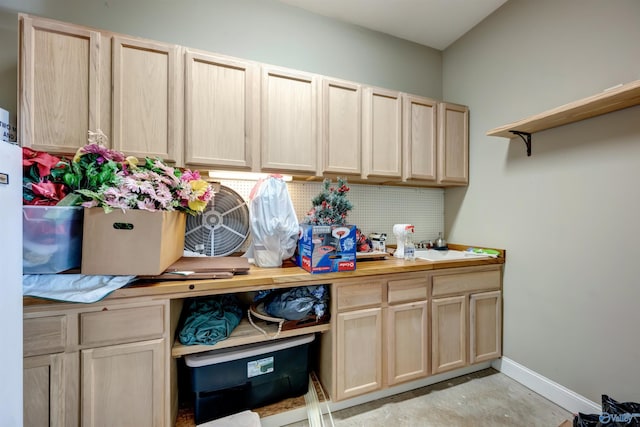 view of laundry room