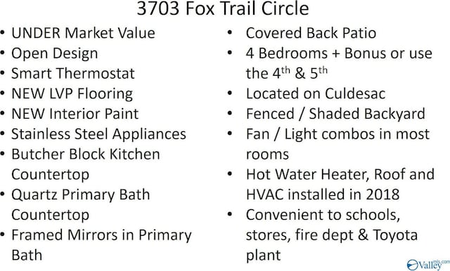 3703 Fox Trail Cir, Huntsville, AL 35810 - view of miscellaneous property collateral