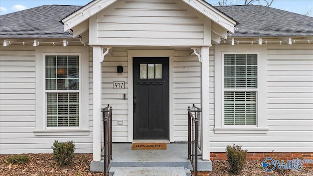 view of entrance to property