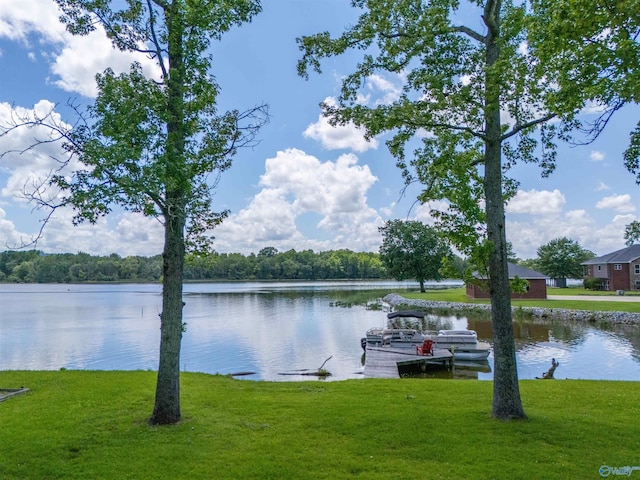 814 E Haven Dr, Glencoe, AL 35905 - dock with a yard and a water view