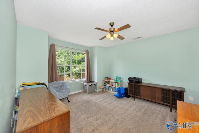 249 Knox Creek Trl NW, Madison, AL 35757 - office space with ceiling fan and carpet flooring