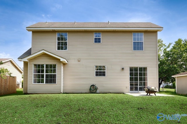 249 Knox Creek Trl NW, Madison, AL 35757 - back of property with a yard