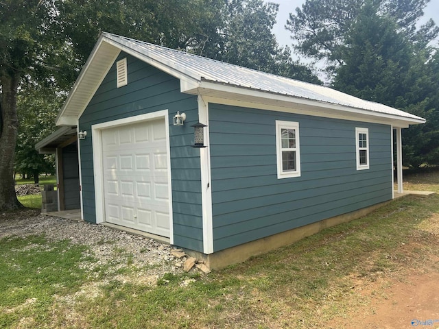 415 County Road 355, Leesburg, AL 35983 - detached garage with driveway