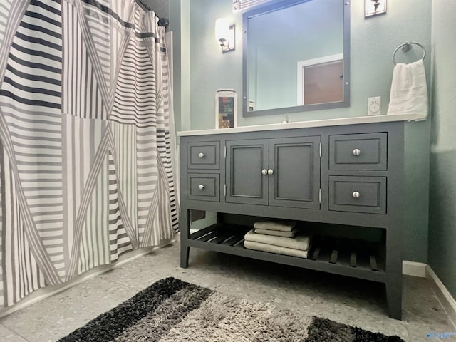 415 County Road 355, Leesburg, AL 35983 - full bathroom featuring vanity and curtained shower