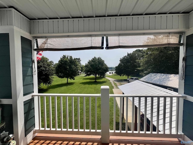 415 County Road 355, Leesburg, AL 35983 - deck featuring a lawn