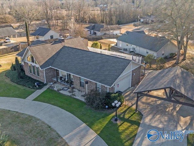 drone / aerial view