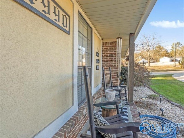 view of patio / terrace featuring a porch