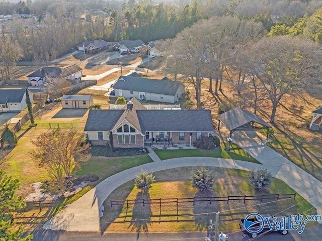 drone / aerial view