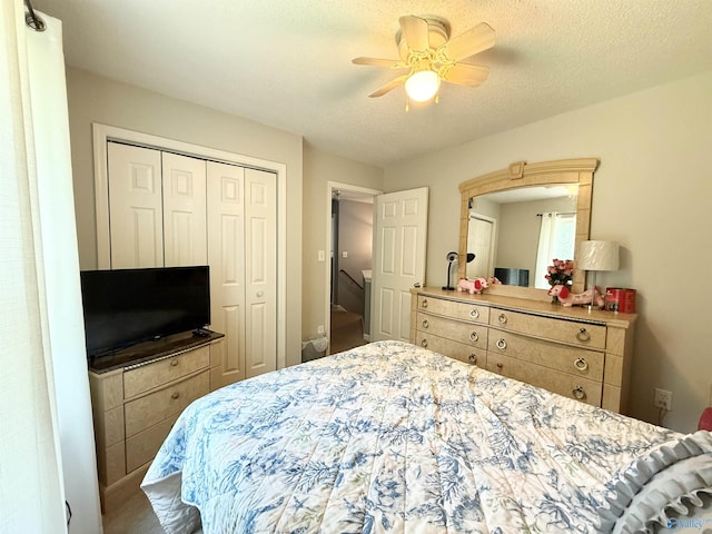 101 Maple Valley Dr, Madison, AL 35758 - bedroom with a closet and ceiling fan