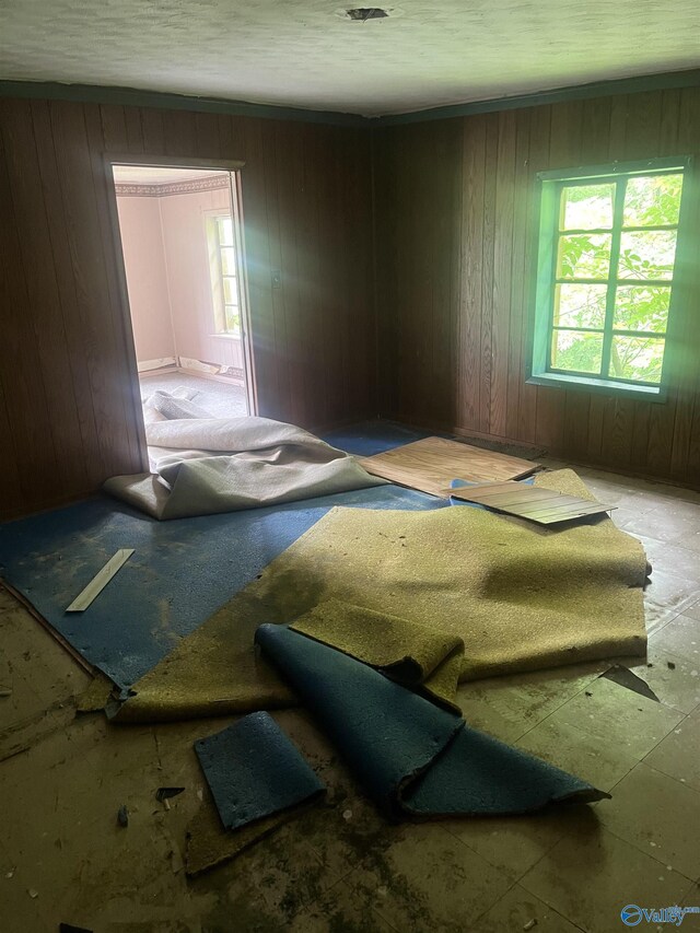 1530 County Road 437, Hillsboro, AL 35643 - empty room featuring wooden walls