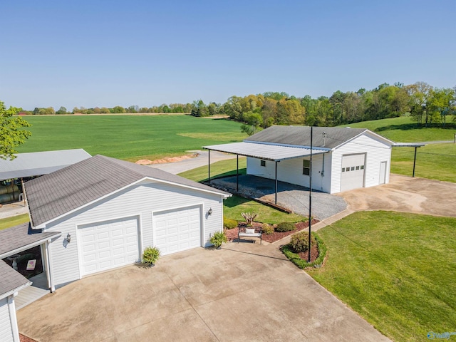 27906 Mooresville Rd, Elkmont, AL 35620 - garage with concrete driveway