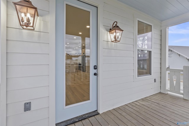 view of entrance to property