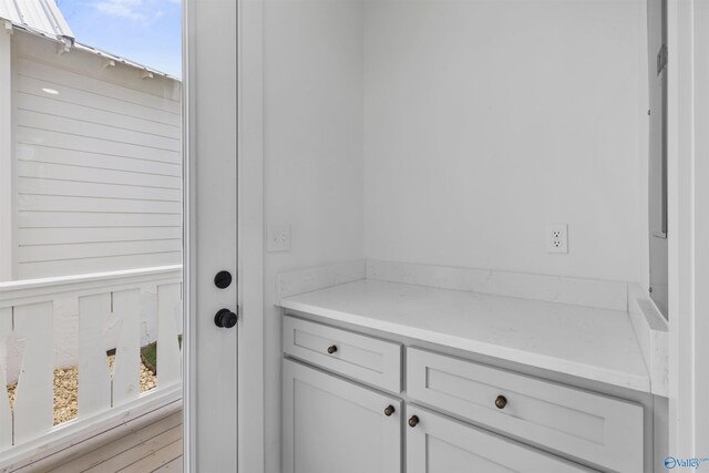 view of room details