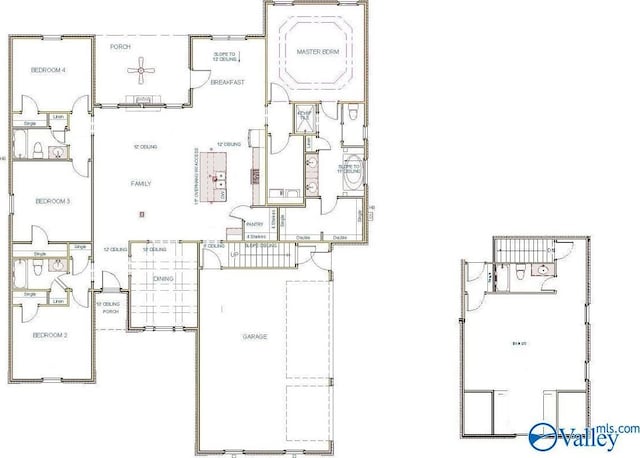 17401 Stonegate Dr, Athens, AL 35613 - property floor plan