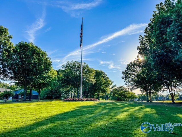 surrounding community featuring a lawn