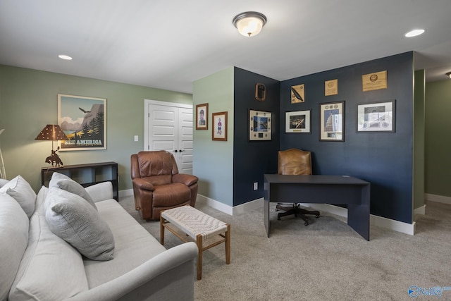 1530 Trek St NE, Huntsville, AL 35811 - office space featuring baseboards, carpet, and recessed lighting