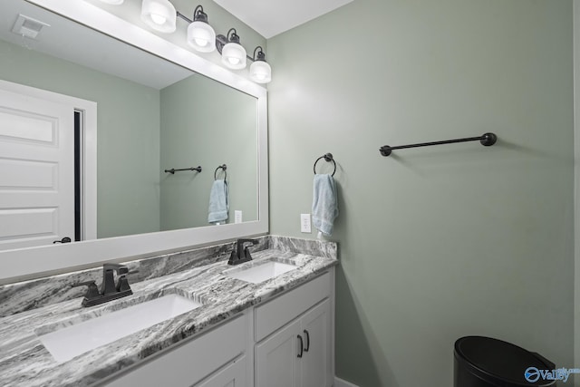 1530 Trek St NE, Huntsville, AL 35811 - bathroom featuring double vanity and baseboards