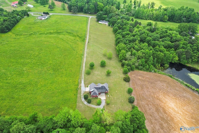 overview of rural landscape featuring agricultural land