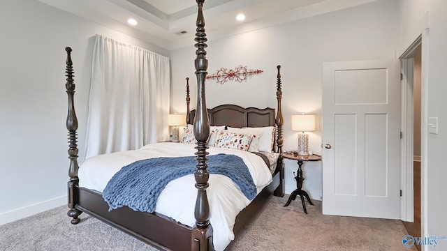 17583 Maree Dr, Athens, AL 35613 - bedroom with recessed lighting, baseboards, and carpet floors
