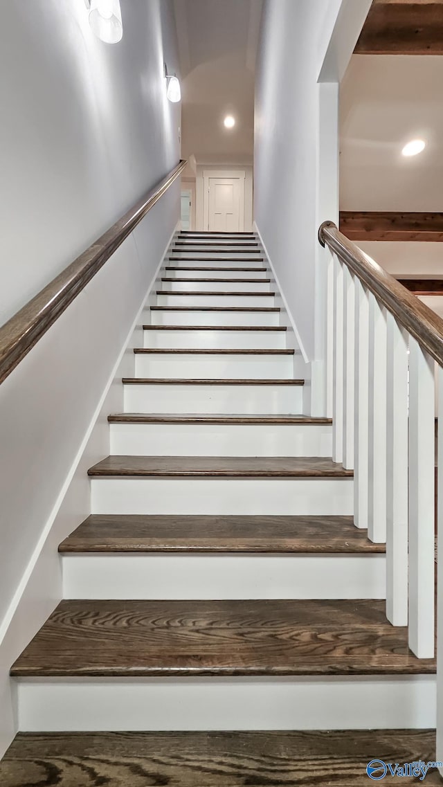 17583 Maree Dr, Athens, AL 35613 - stairs with recessed lighting
