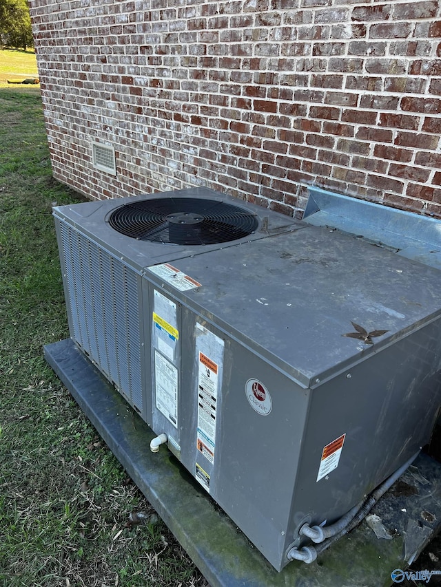 exterior details with central AC unit