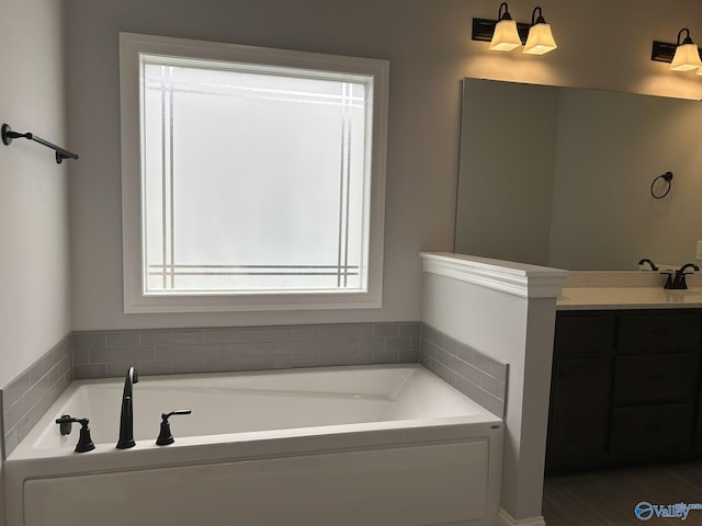 4359 Willow Bend Ln SE, Owens Cross Roads, AL 35763 - full bathroom with vanity and a garden tub