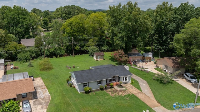 2017 Shady Lane Dr, Huntsville, AL 35810 - birds eye view of property