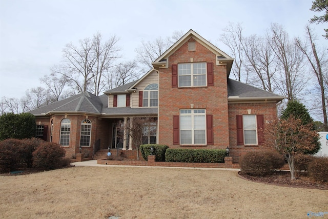 view of front property with a front yard