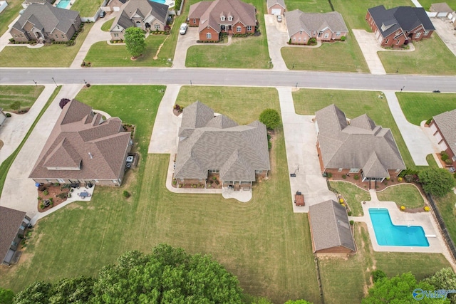 birds eye view of property featuring a residential view