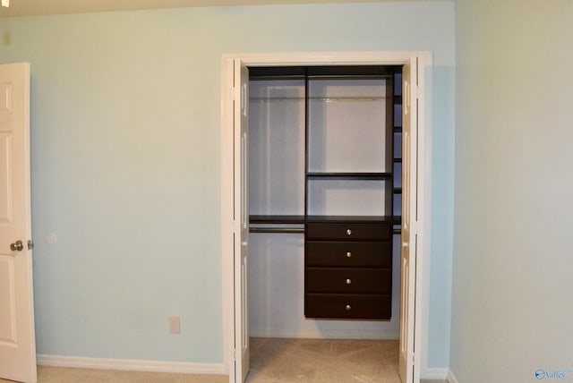 view of closet