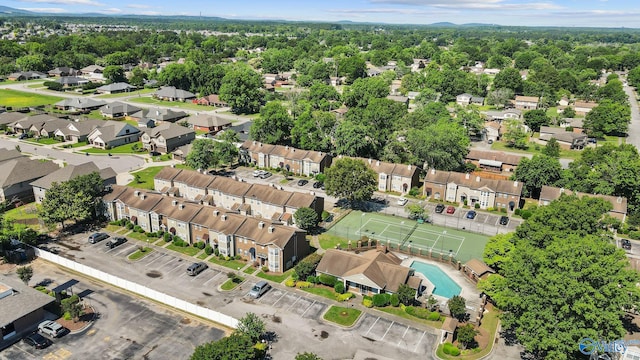 11112 Memorial Pkwy S Unit N3, Huntsville, AL 35803 - aerial view of property and surrounding area featuring nearby suburban area