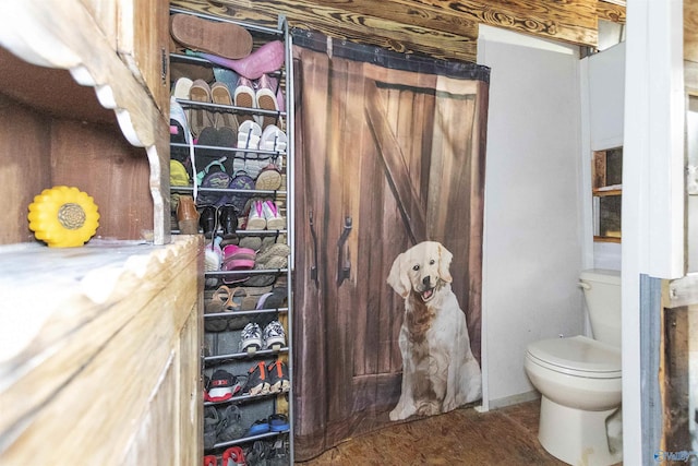 bathroom featuring toilet