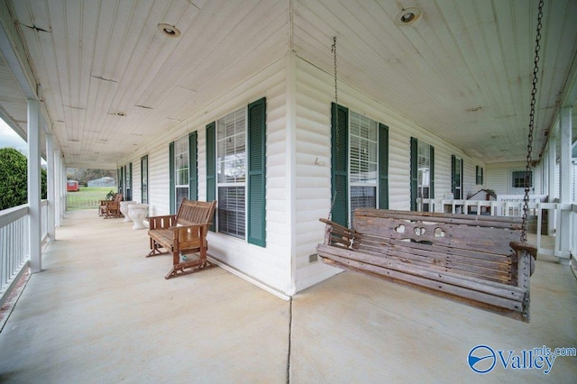 view of patio / terrace featuring a porch