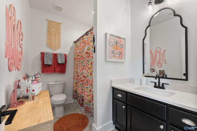 313 Merrydale Dr, Huntsville, AL 35811 - bathroom with vanity and a shower with shower curtain