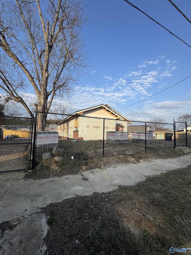 view of side of property