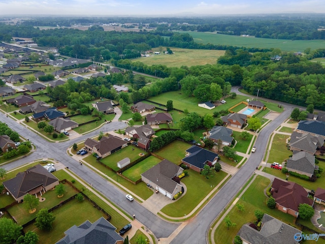 birds eye view of property featuring a residential view