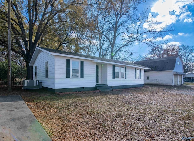 view of ranch-style house