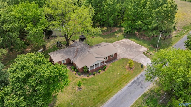 drone / aerial view
