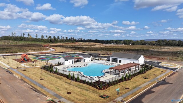 view of pool