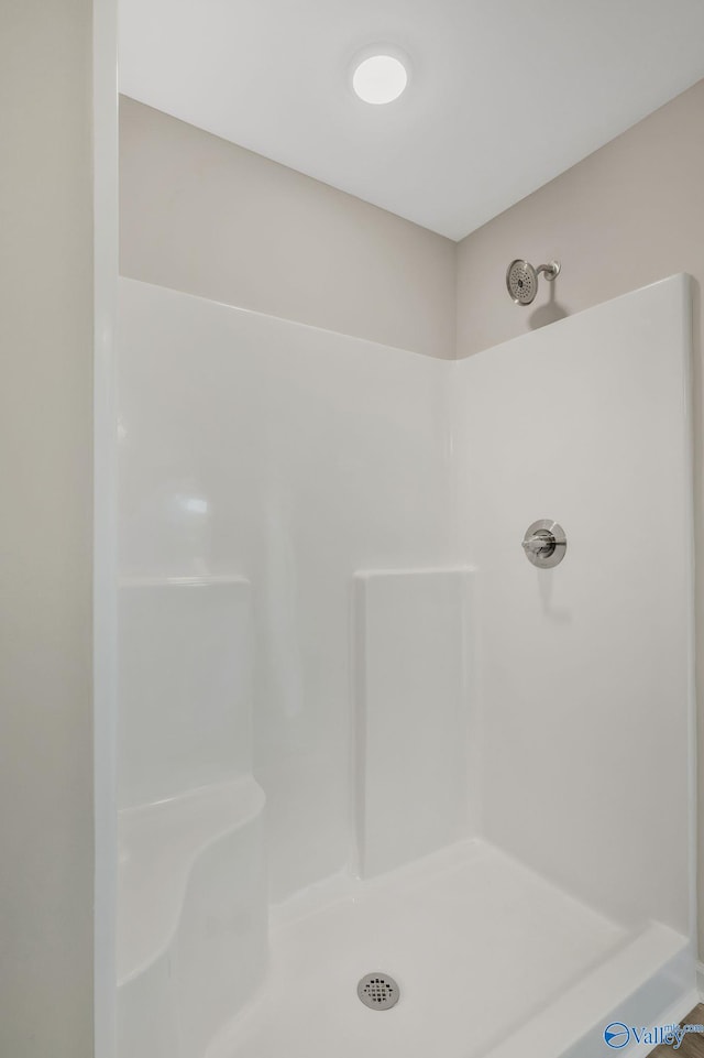 full bathroom with walk in shower