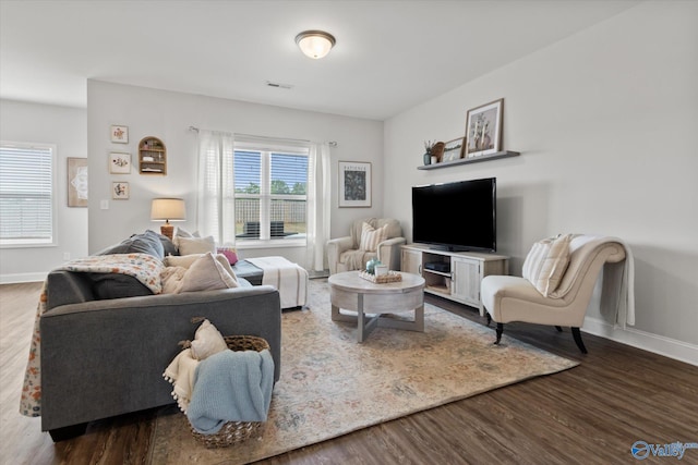 26674 Kyle Ln, Athens, AL 35613 - living room with wood finished floors and baseboards