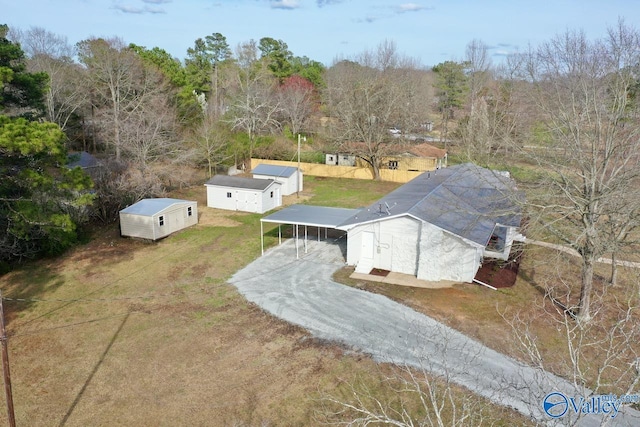 drone / aerial view