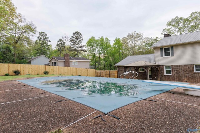 1903 Garner St, Scottsboro, AL 35769 - view of pool featuring a patio area, a fenced backyard, and a fenced in pool