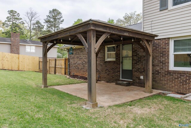1903 Garner St, Scottsboro, AL 35769 - view of patio / terrace featuring fence