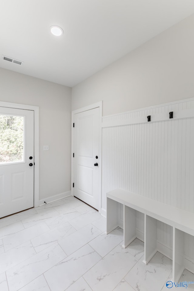 view of mudroom