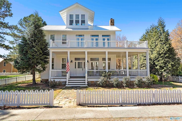 view of front facade with a porch