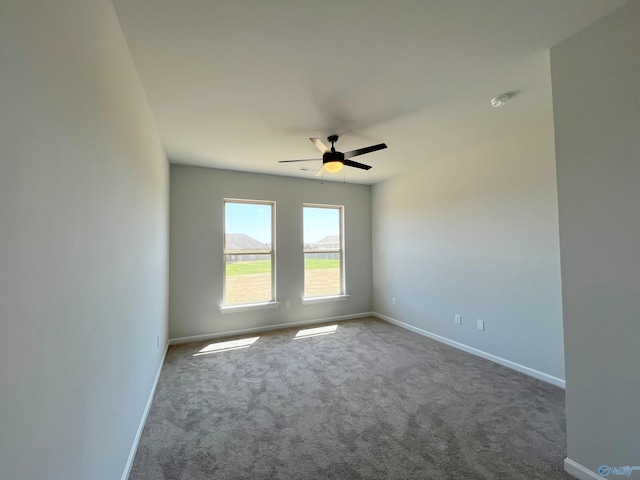 122 Parvin Way Dr, Hazel Green, AL 35750 - carpeted spare room with baseboards and a ceiling fan