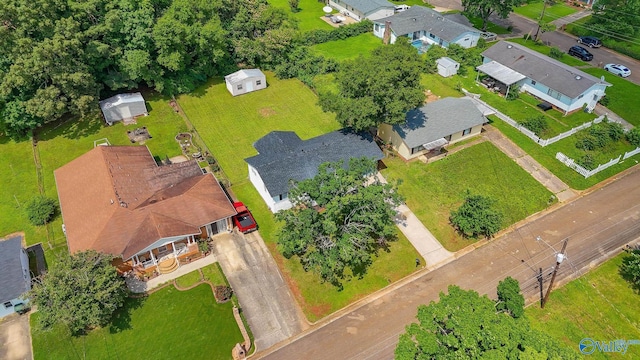 629 Dawson Ter NW, Huntsville, AL 35811 - aerial perspective of suburban area