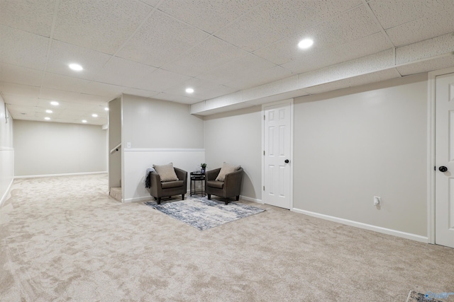 4018 SE Piedmont Dr, Huntsville, AL 35802 - sitting room featuring baseboards and carpet